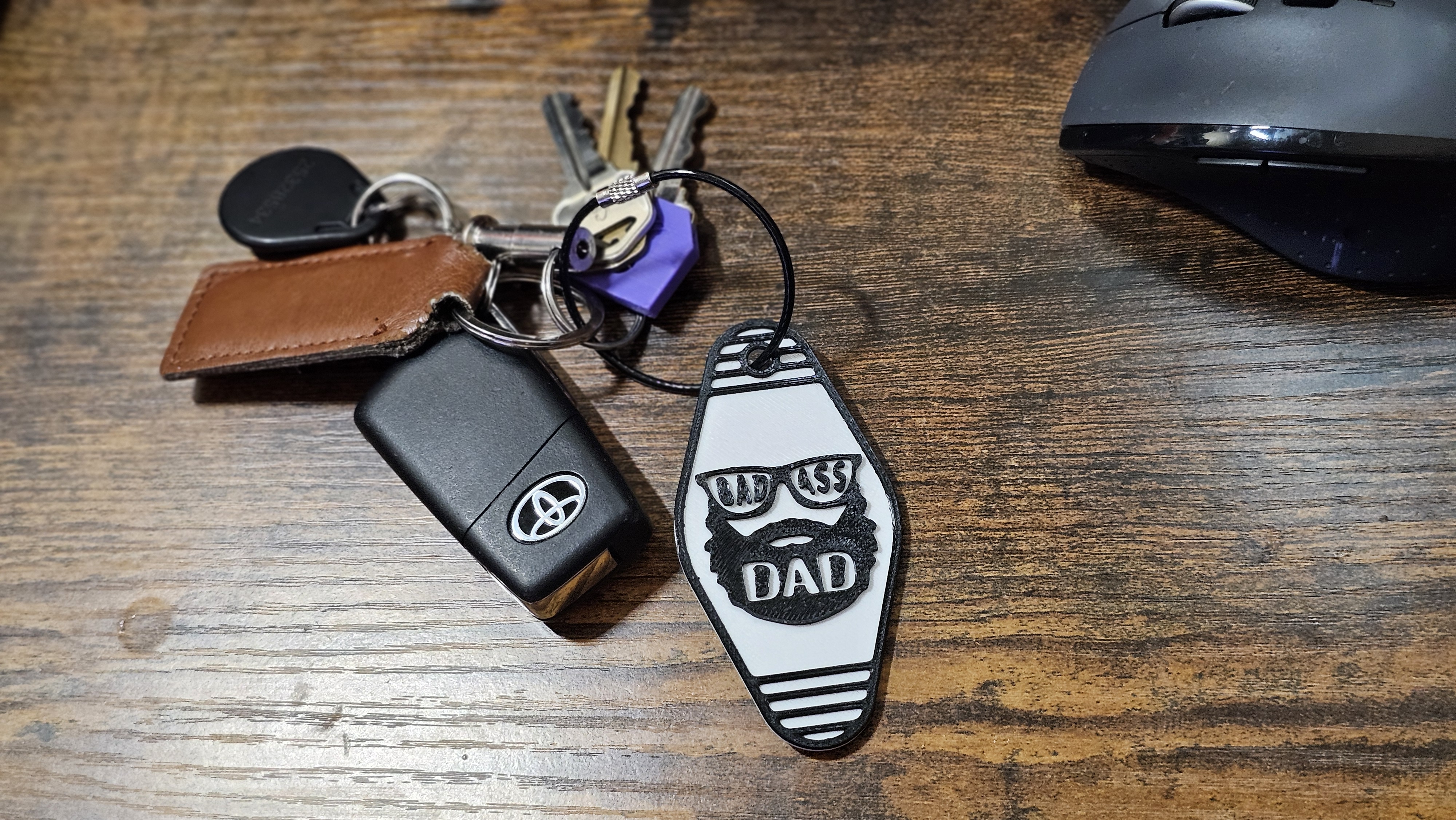 Custom Keychain - Personalized 3D printed keychain